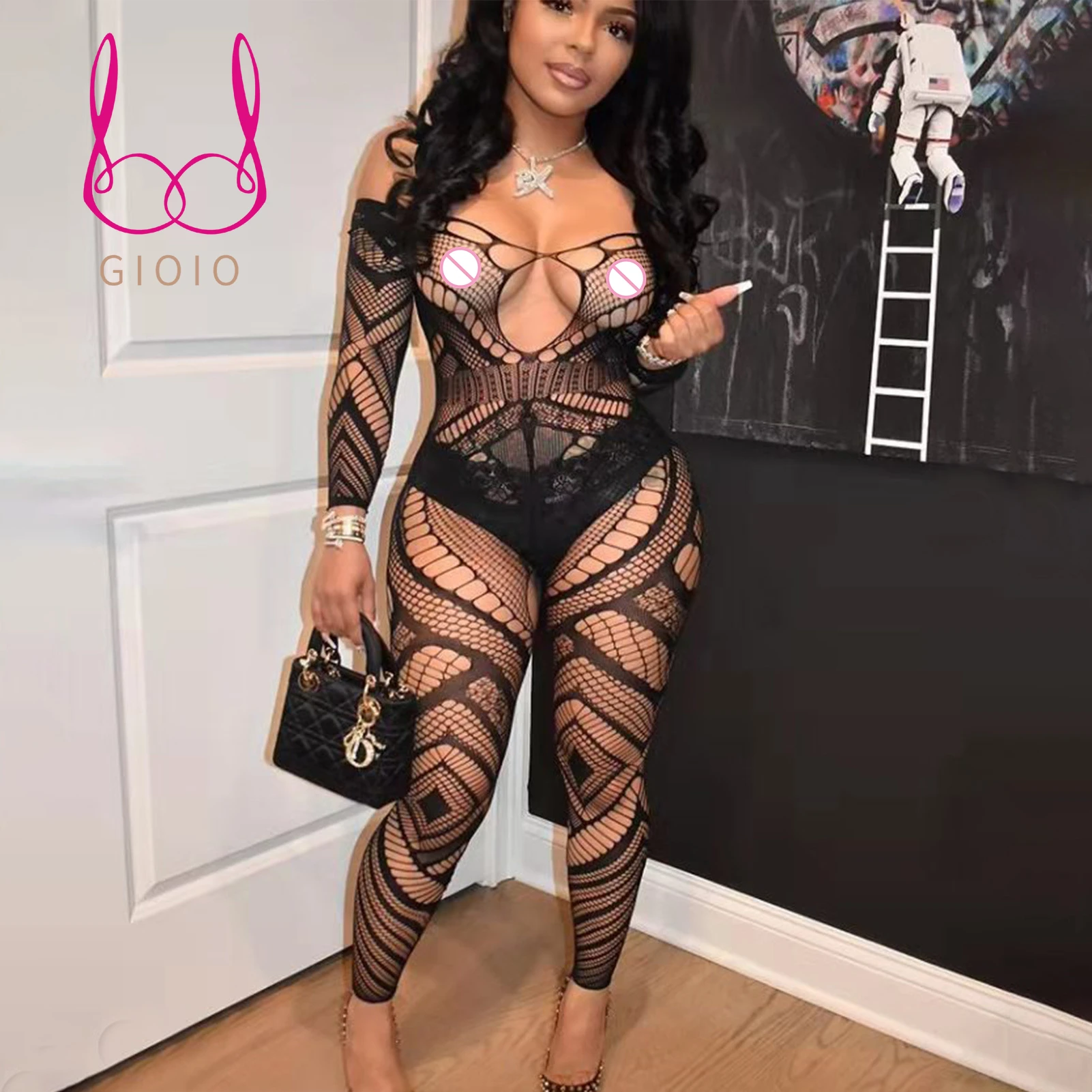 

Эротическое черное сексуальное боди, женское Сетчатое боди, Сетчатое боди, костюмы, комбинезон, Тедди, сексуальная одежда