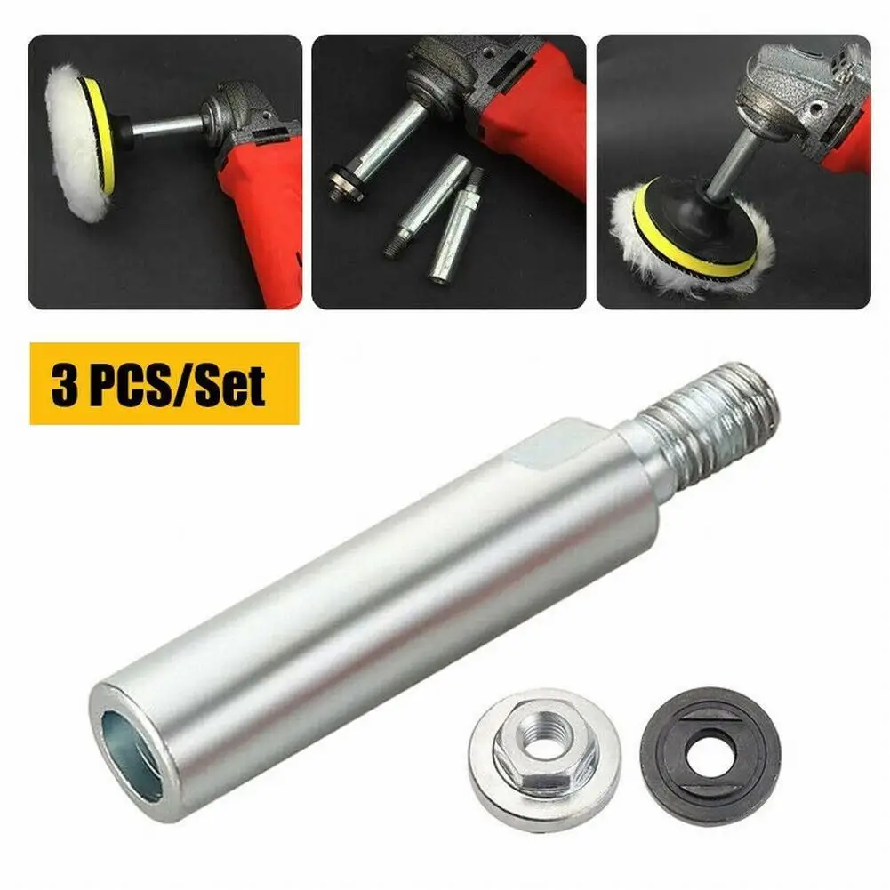 

80mm Angle Grinder Extension Connecting Rod M10 Thread Adapter Shaft Nuts For 100 Angle Grinders/Polishers Grinding Heads