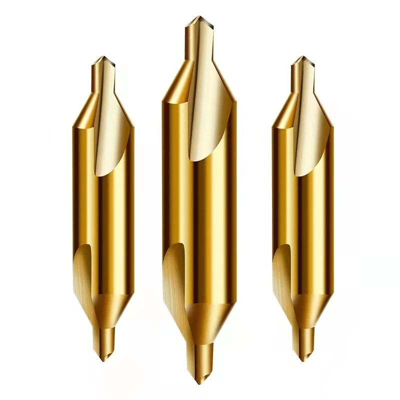 

Cobalt center drill bit TIN containing spiral groove fully ground AB type 1/2/3/4/5 lengthened positioning fixed point drill
