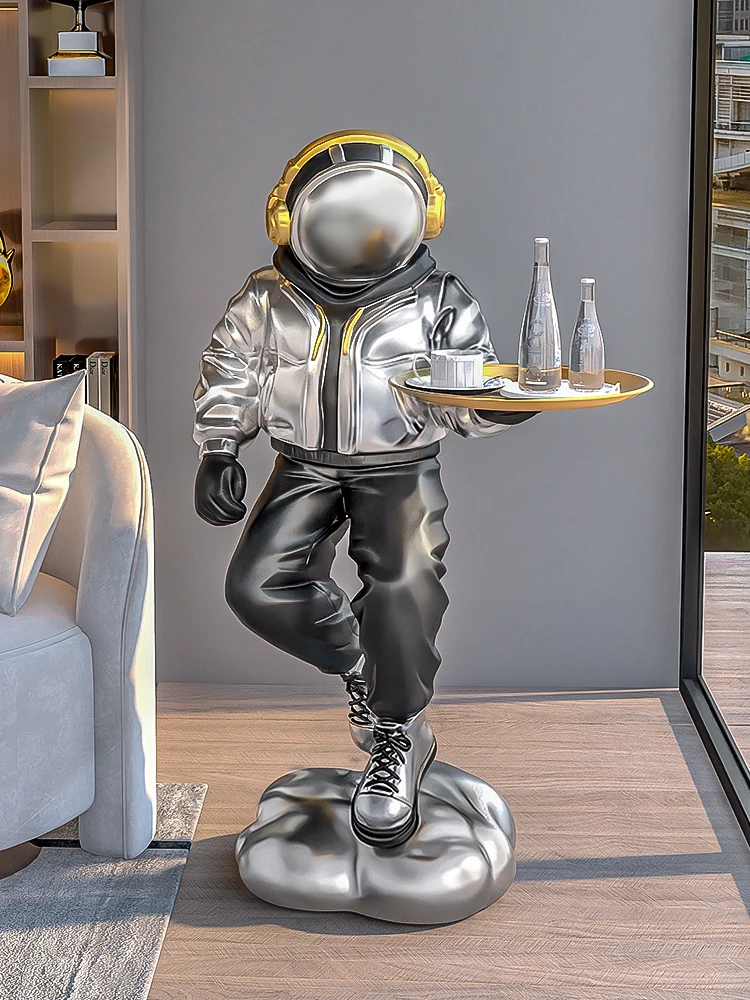 

Статуэтки, декоративные статуи астронавта, домашняя искусственная подставка, мебель для гостиной, Большая фотография