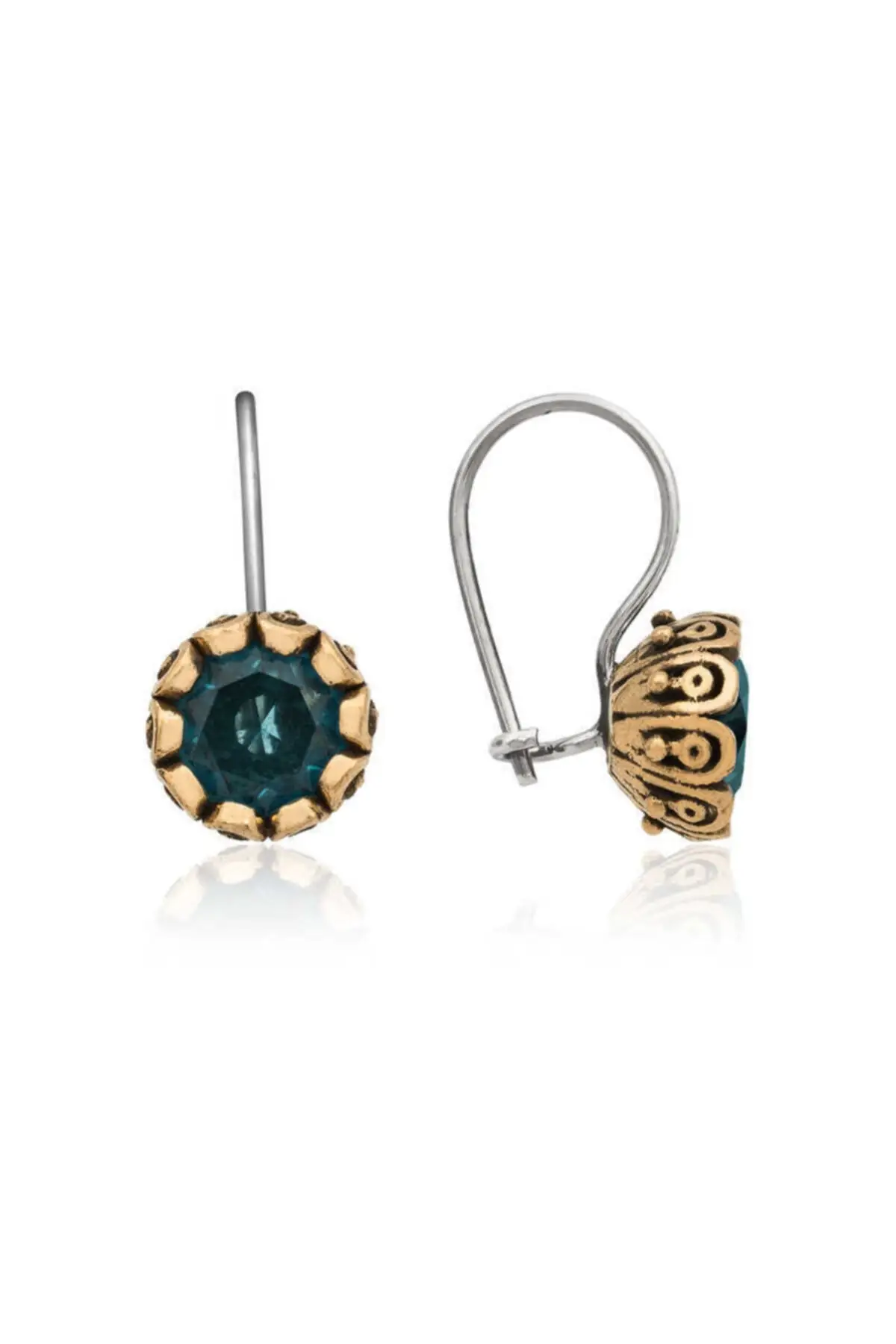 

Women Silver Blue Authentic Earrings