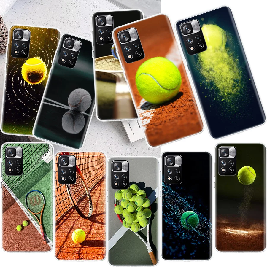 

Tennis sport Phone Case For Xiaomi 13 Mi 11 10 Ultra 12 Lite 5G 12X 12T 11i 10T 11T Pro 9 9T 8 6X 5X Cover Soft Capa Shell Coqu