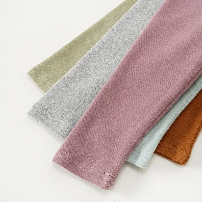 Женские леггинсы для маленьких девочек осенне-зимняя одежда хлопковые