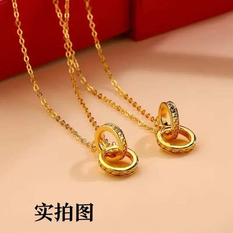 24-каратное настоящее золото чешуя дракона ожерелье с куриными перьями браслет