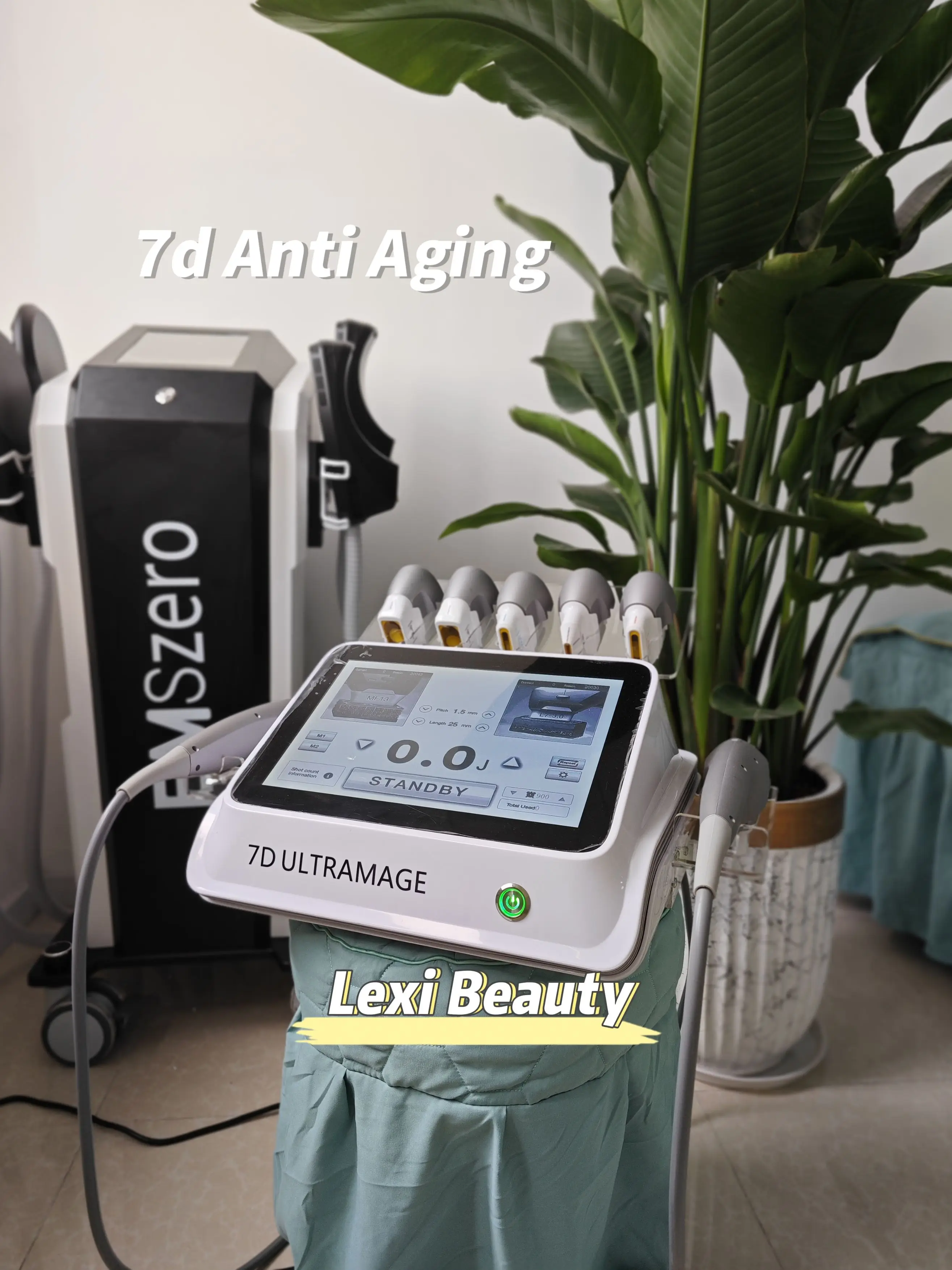 

2023 The Latest 7d Face Lifting Anti Aging Wrinkle Remove Machine 7 Head For Face Body Treatment Effective Results Tools