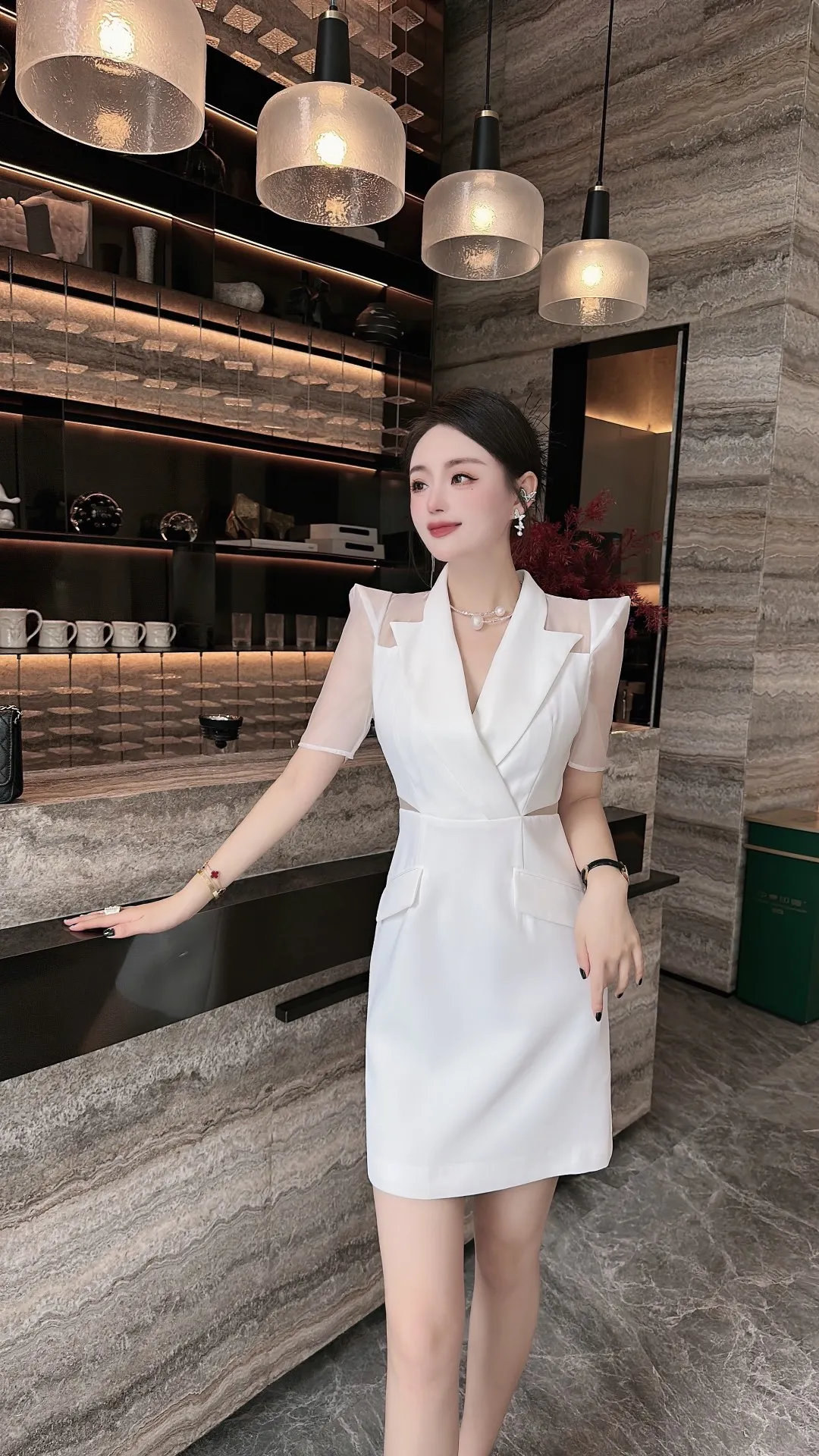 

2023 spring and summer women's clothing fashion new Patchwork Dress 0526