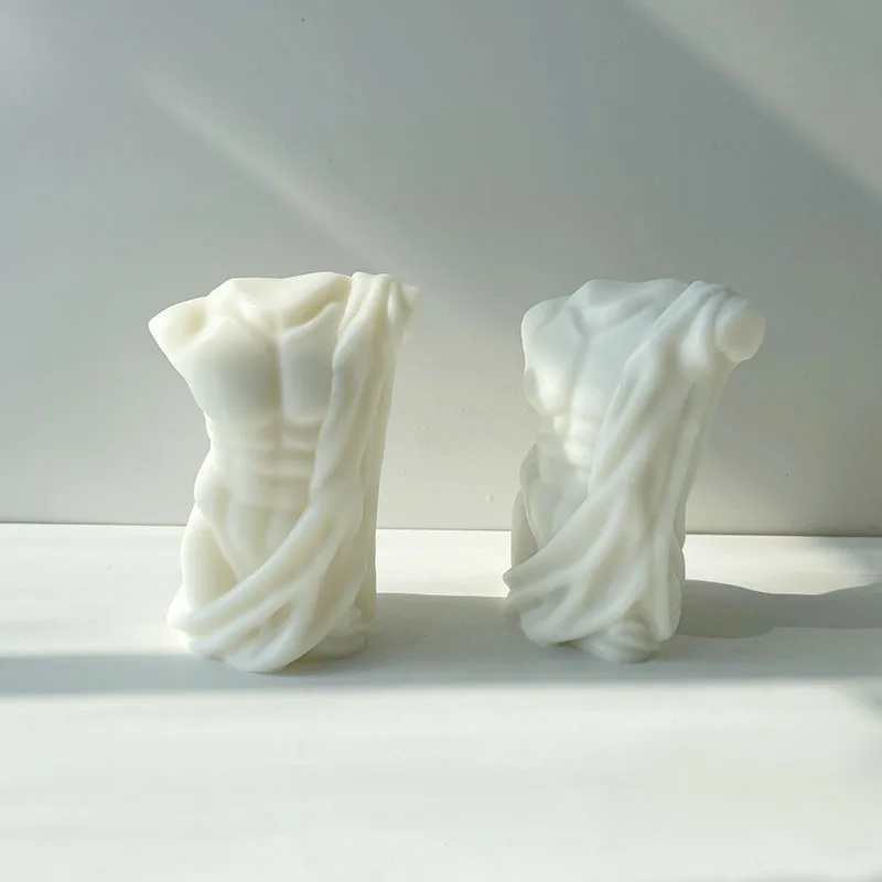 

Искусственная скульптура, форма для человеческого торса, форма для брюшных мышц, Мужская статуя тела, пластырь, силиконовая форма