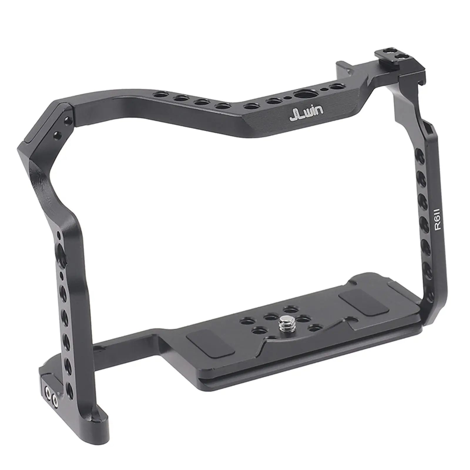 

DSLR Camera Cage 1/4inch-20 3/8inch-16 Screw Hole Aluminum Alloy for R6II