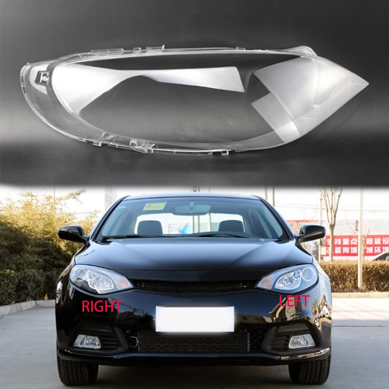 

For MG 6 2010-2015 Lens Lampshade Transparent Headlight Housing Headlight Lampshade Headlight Protective Shell Lamp Hoods 2 Pcs