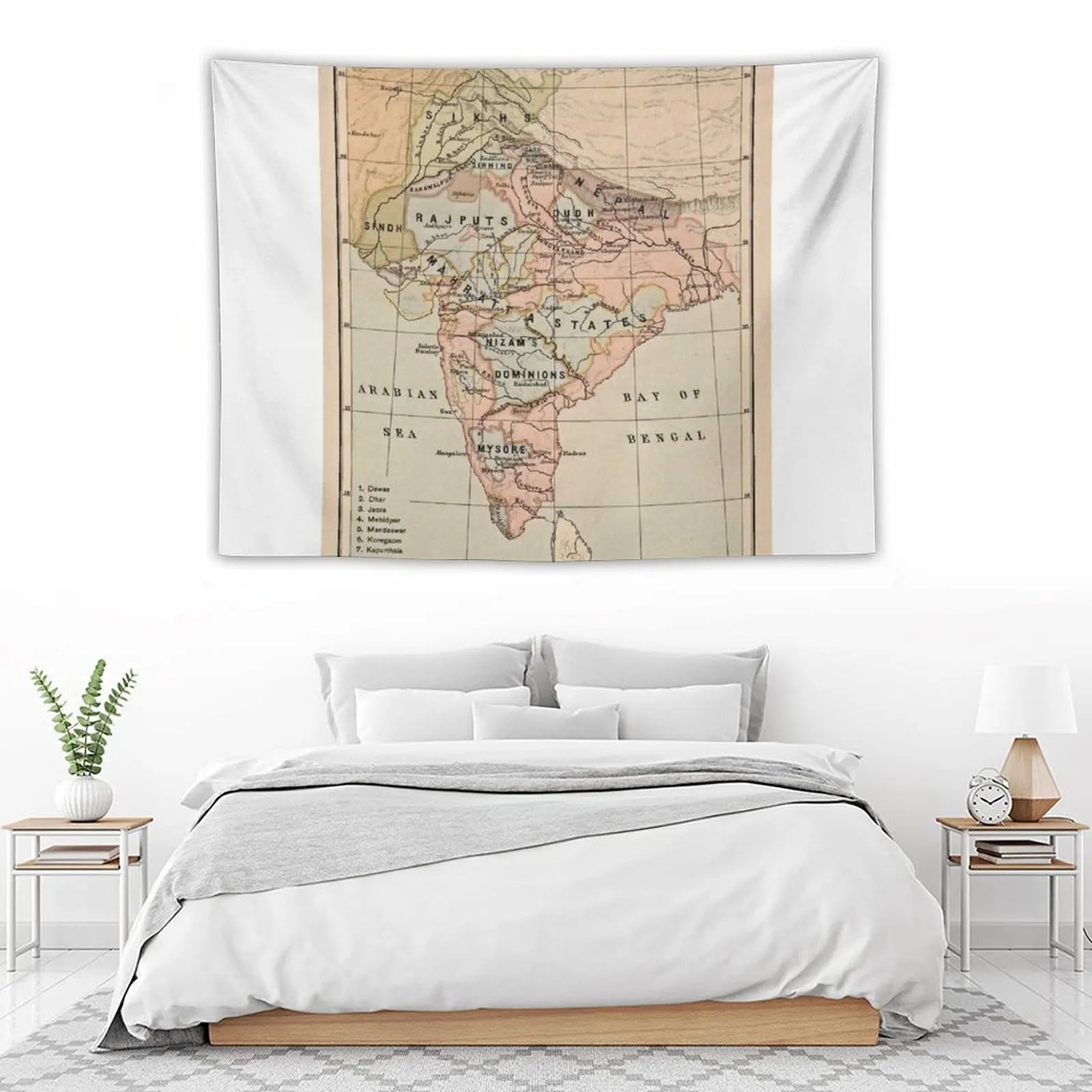 Акварель Монте потерянный 3355 М. Гобелен подвесные Настенные обои эстетический