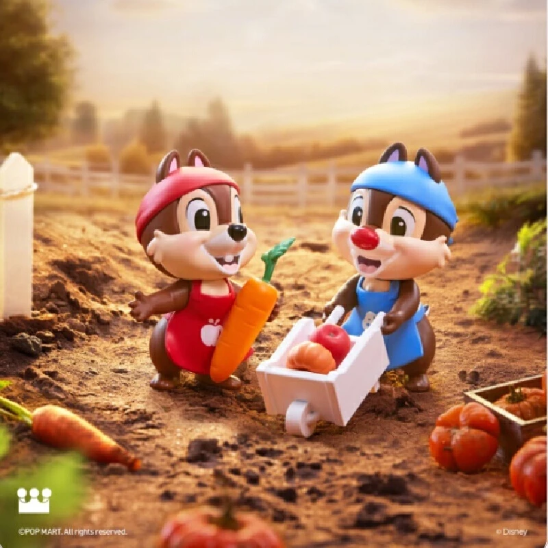 Фото Новая оригинальная серия POPMART Disney Kiki и Titi Brothers, оригинальная слепая коробка, игрушки, настольная загадочная коробка, украшения, подарок на день рождения для ребенка №4