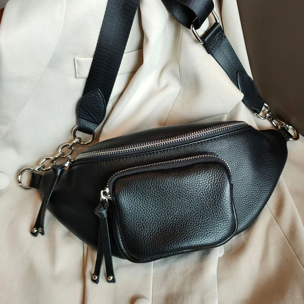 Модная Сумка Через Плечо Из Натуральной Кожи. Универсальная Маленькая Женская В