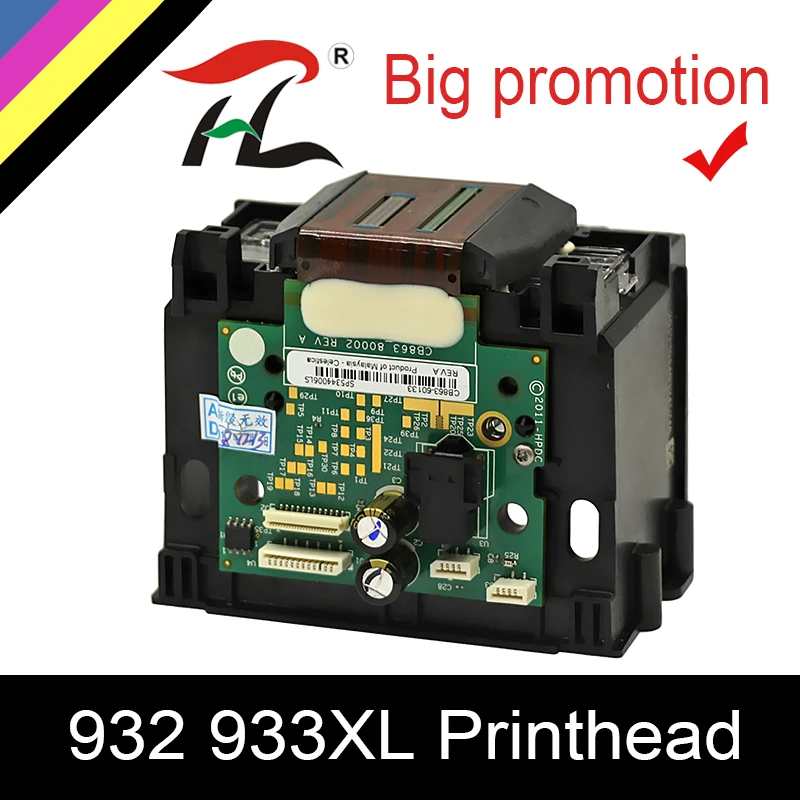 Htl hp 932 933 Cb863 Cabeça de Impressão Impressora a Cores Completas para hp Officejet 7510 7110 7612 7610 6700 Cabeça Impressão