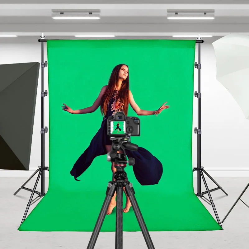 Green Screen Chroma key Backdrop Cloth Photography Background Muslin Fabric Backdrops for Photo Studio Video 3Mx1/2/3/4/6M |