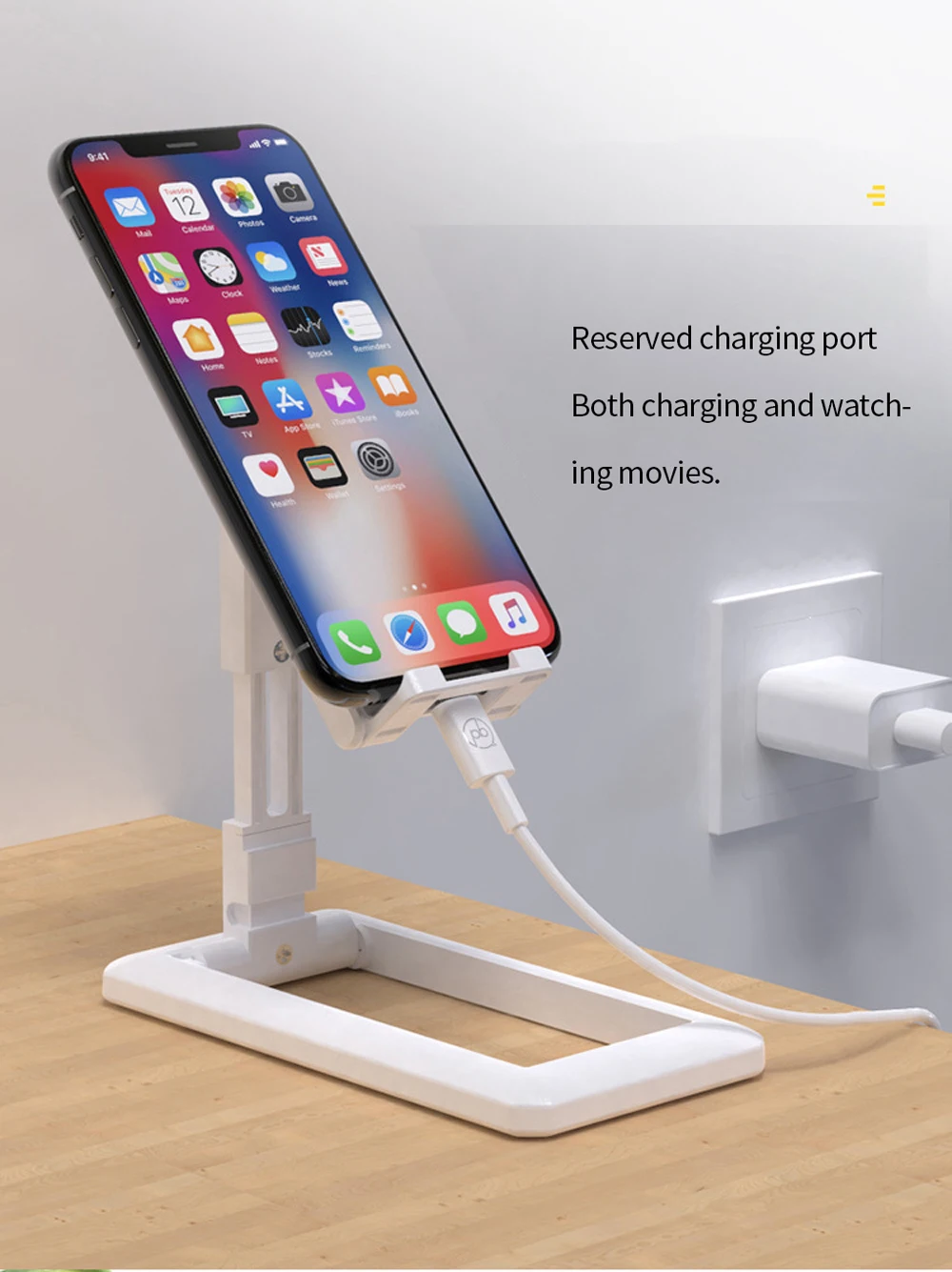 Складная Настольная подставка для телефона Настольный держатель iPad iPhone Samsung