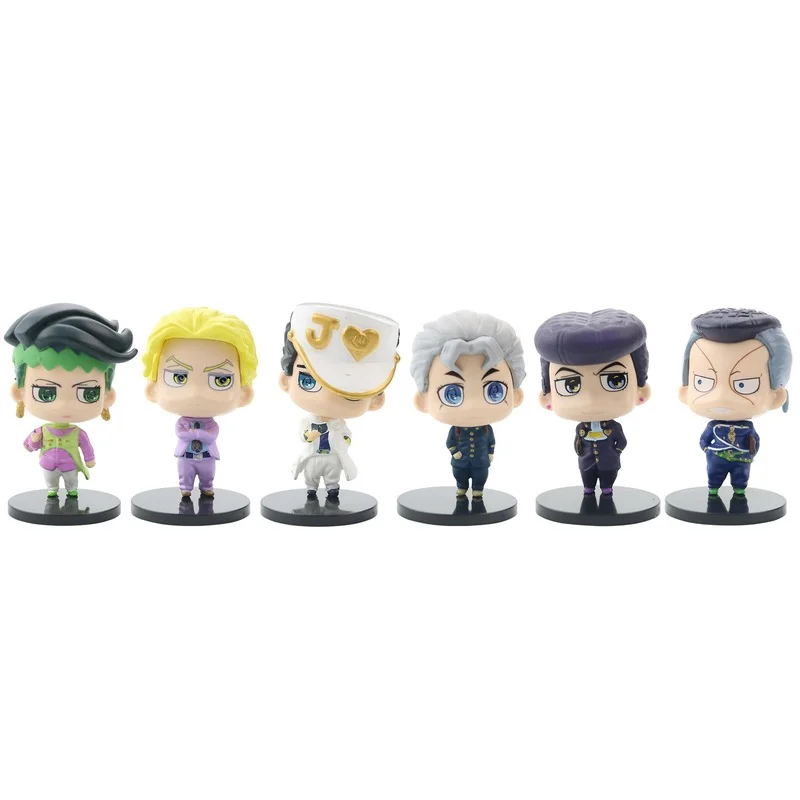 

Искусственная Милая Аниме Косплей Джоджо невероятные приключения хигашиката Джоджо кудзё дзётаро рохань кишибе ПВХ Модель экшн-Фигурки иг...