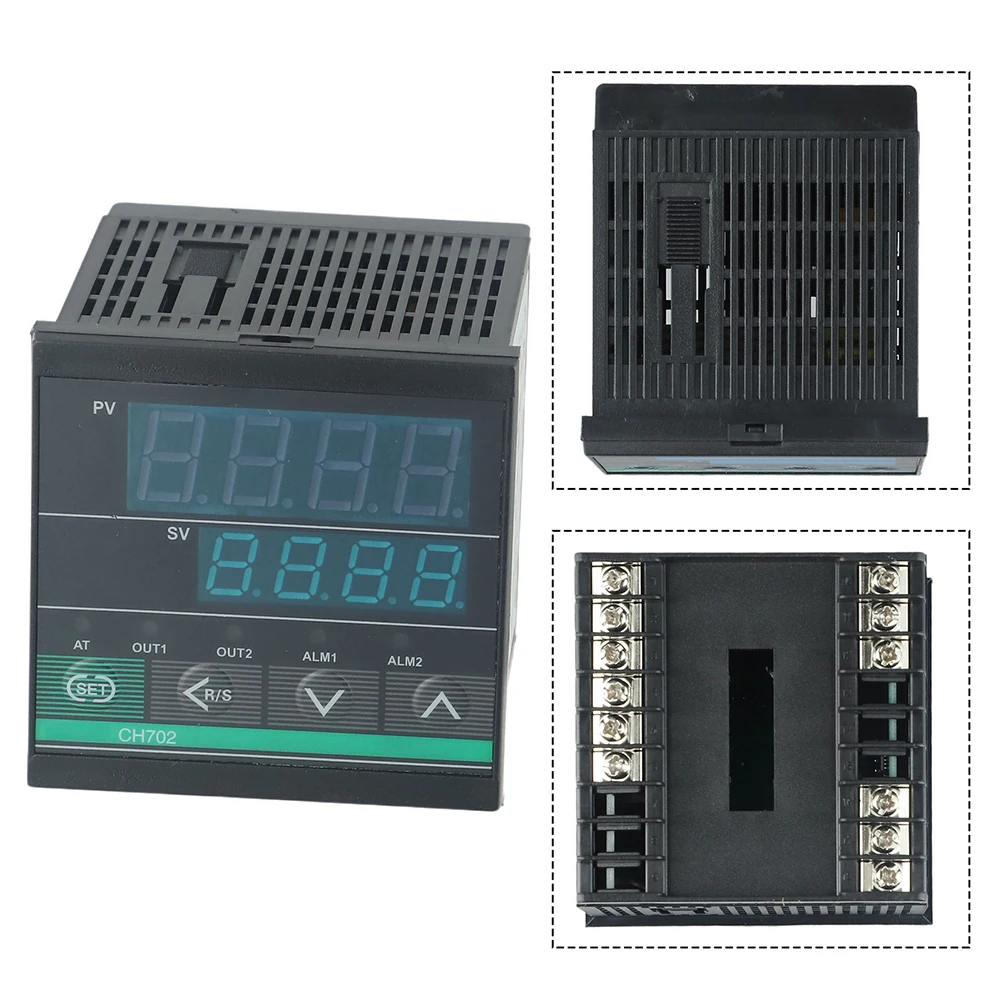Интеллектуальный термостат CH702 Реле/SSR 2 Выхода Сигнализация PID Контроль