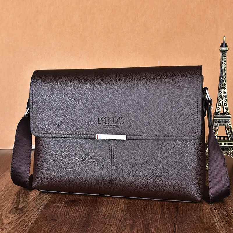 Luxury Men PU Leather Shoulder Bag 2022 Crossbody Designer Messenger Bags Male Luxurious Brand Men's Small Handbag