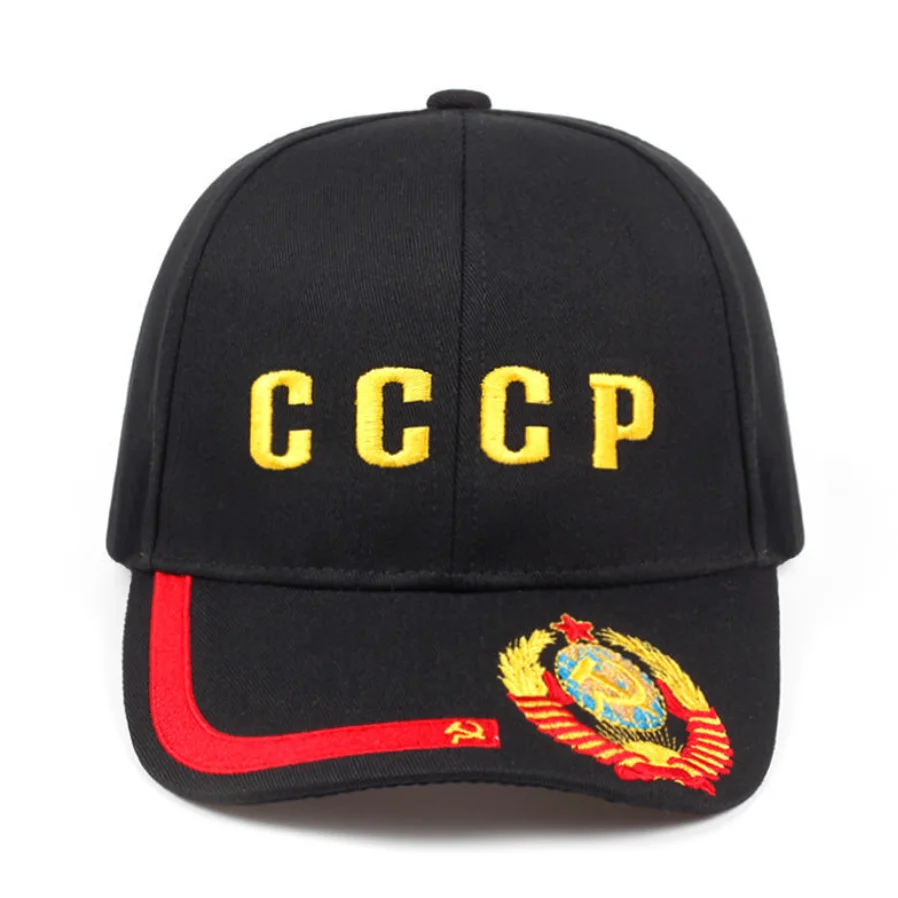 

New Fashion High Quality Baseball Cap for CCCP Embroidery Casual Snapback Hat Man Racing Car logo Motorcycle Sport hat