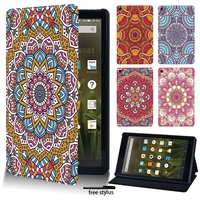 for fire 7 579th gen hd 8 10 pu leather tablet stand cover for fire hd 8 plus 10th gen 2020 drop resistance case