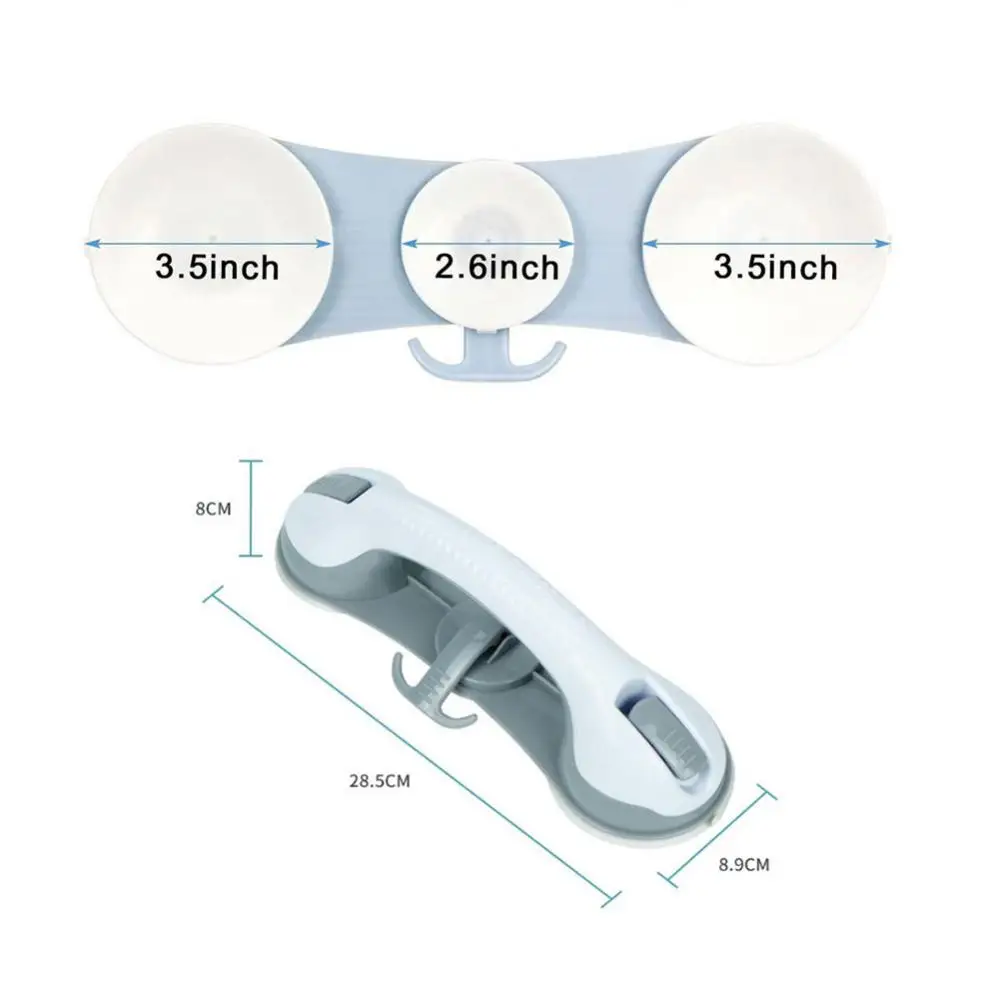 

Ручка для ванной, нескользящая опора, предотвращение падения, аксессуары для ванной комнаты, Вакуумная присоска, поручни, сильная присоска, рукоятка для ванной