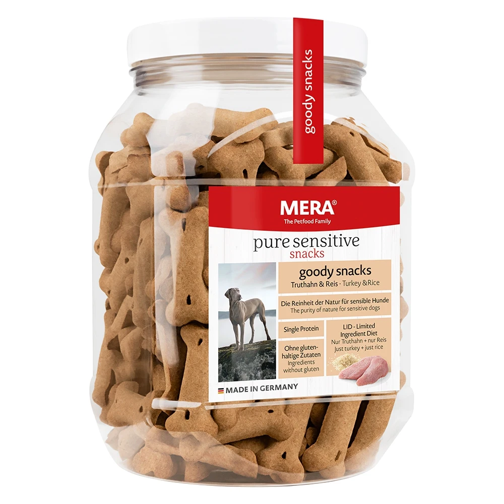 Pure Sensitive Goody Snacks Truthahn&ampReis (лакомство для собак индейка и рис) 600г | Dog Treats & Vitamins