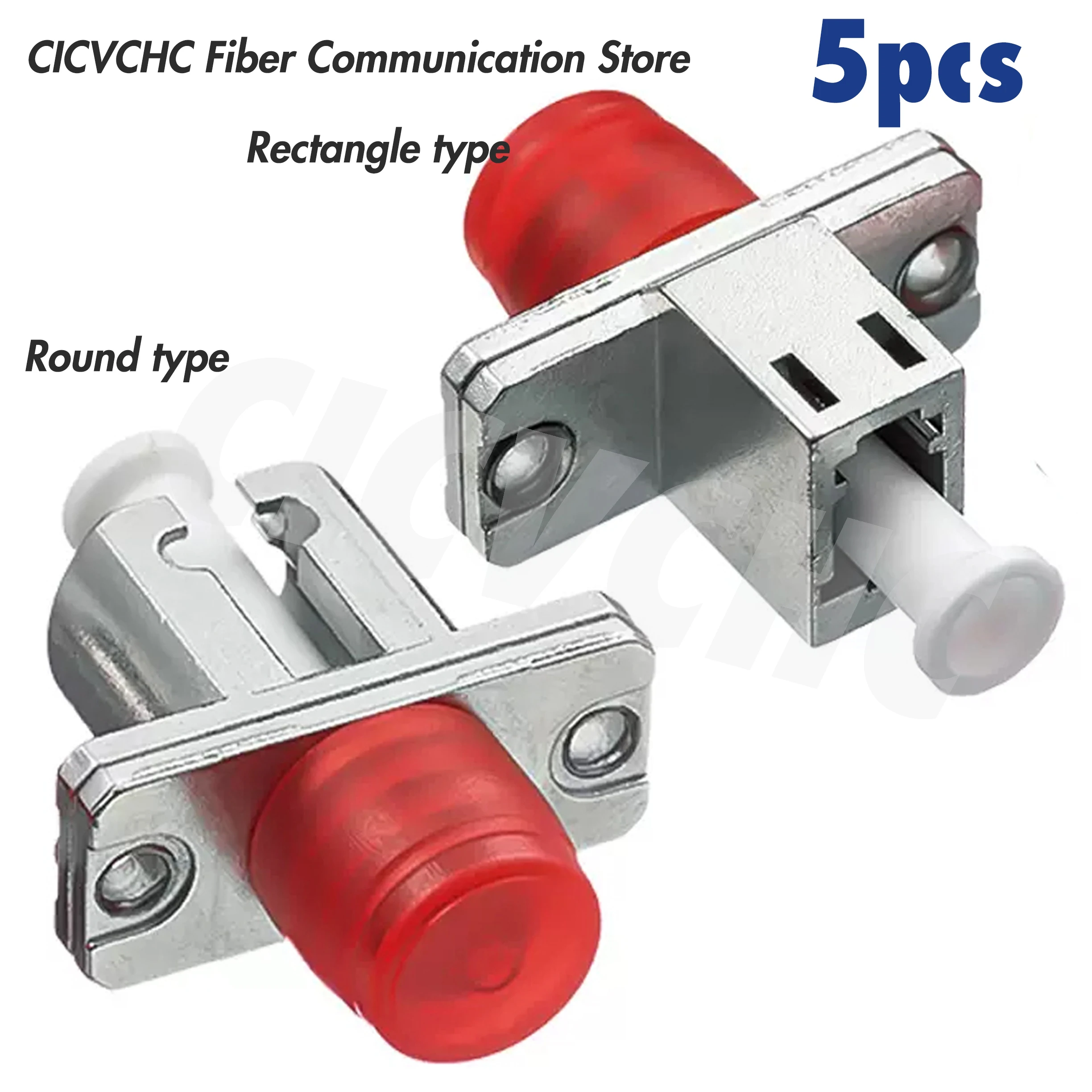 5pcs LC-FC Simplex Fiber Optic Adaptor-Hybrid Mating Adapter
