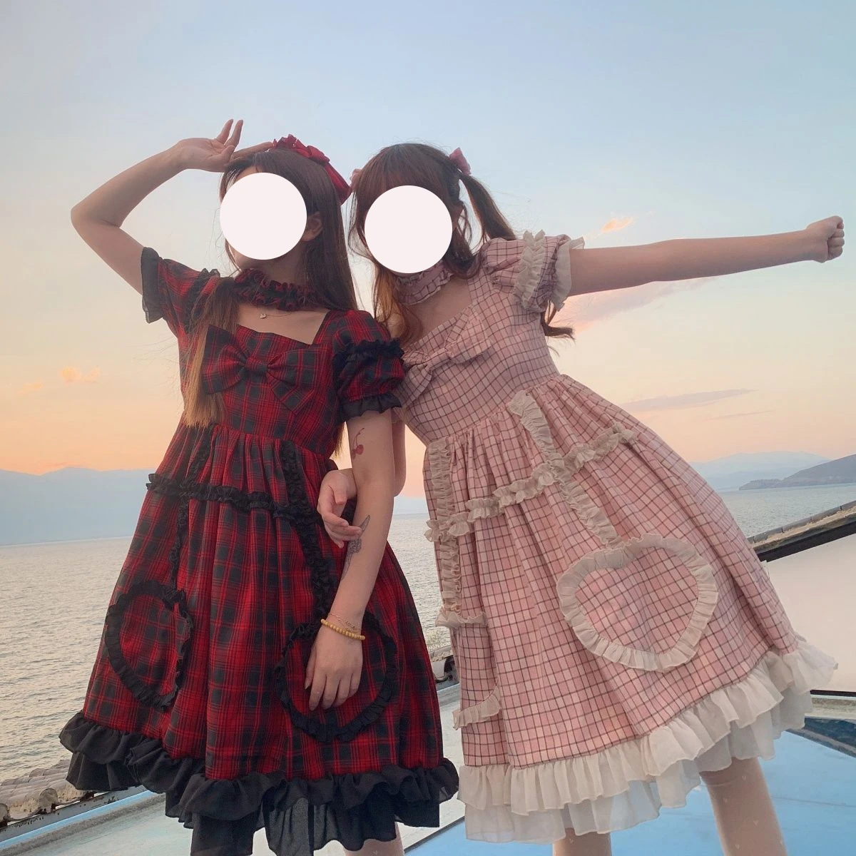 

Женское клетчатое платье Niggeey, оригинальное платье с воротником в подарок, юбка в стиле "Лолита", Idol Stage Op