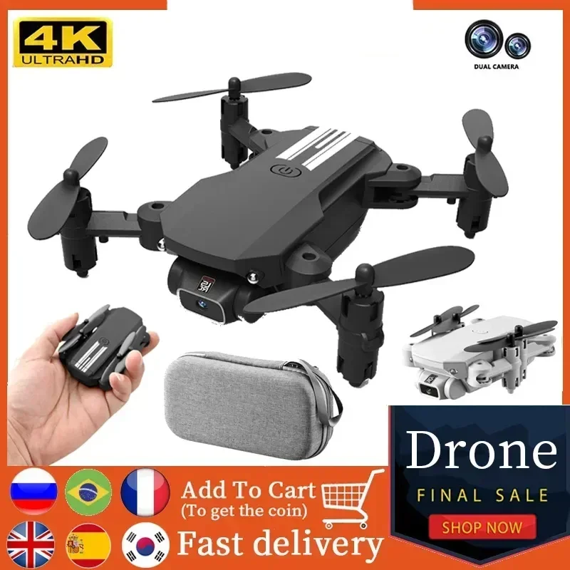 

LS-MIN Rc Mini Drone With Camera 4K HD 1080P FPV WIFI Quadcopter Aerial Photography Drone Real-time Transmission Helicopter