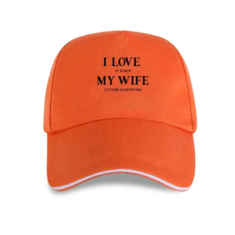 

new cap hat Men/Women Baseball Cap I Love My Wife Design Hunter Bear Duck Deer Boar Hunt Brank 2021 Family