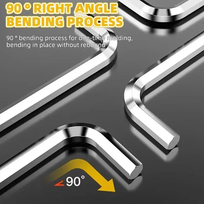 9 шт. метрический шестигранный ключ в дюймах набор гаечных ключей Размер L