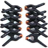 510pcs 2inch spring clamps diy woodworking tools plastic nylon clamps for woodworking spring a clip photo studio background