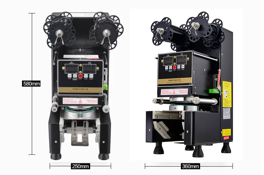 Коммерческая автоматическая алюминиевая настольная машина для запечатывания
