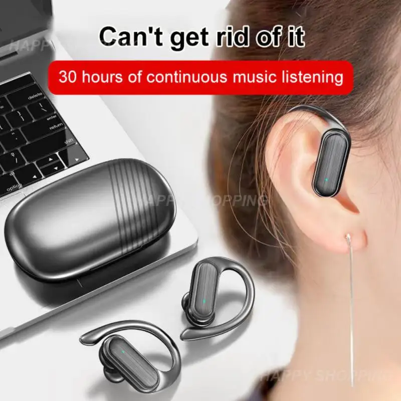 

Tws Wireless Earphone With Mic Stereo Noise Reduction Touch Control Waterproof Sport Earbuds Wireless Headphones