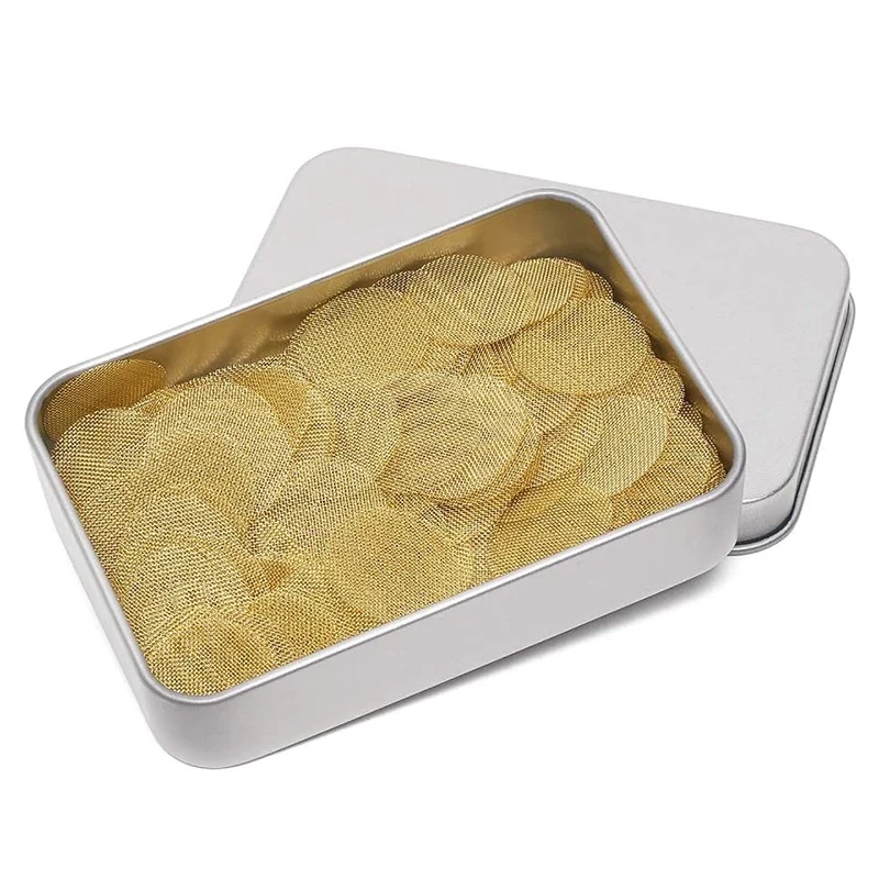 

200 Pieces 304 Stainless Steel Pipe Screens Brass Screens Filters, Premium Pipe Filters ,Brass