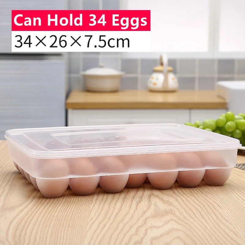 Контейнер для яиц 34 ячейки с крышкой хранения свежести |