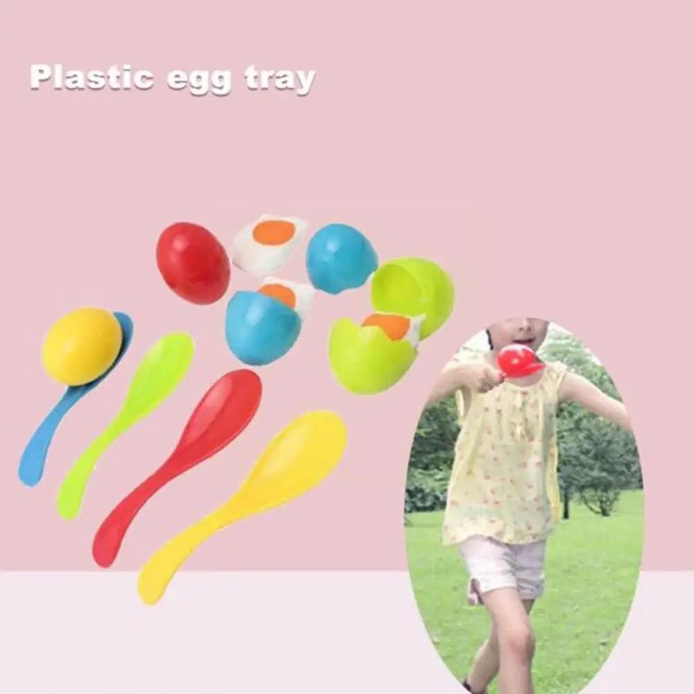 

Egg Spoon Game Outdoor Children's Toy Boy Girl Kindergarten Balance Sports Equipment Education Egg Game Early Fun T1t5