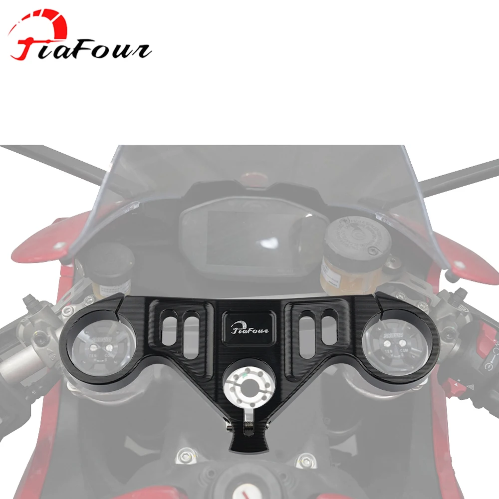 Тройные зажимы верхнего хомута для Panigale V2 2020-2022 алюминиевые аксессуары