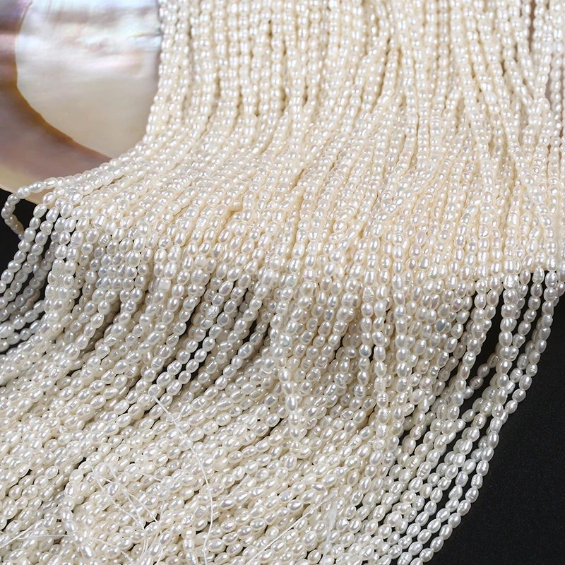 Леска из натурального жемчуга 2-2 5 мм