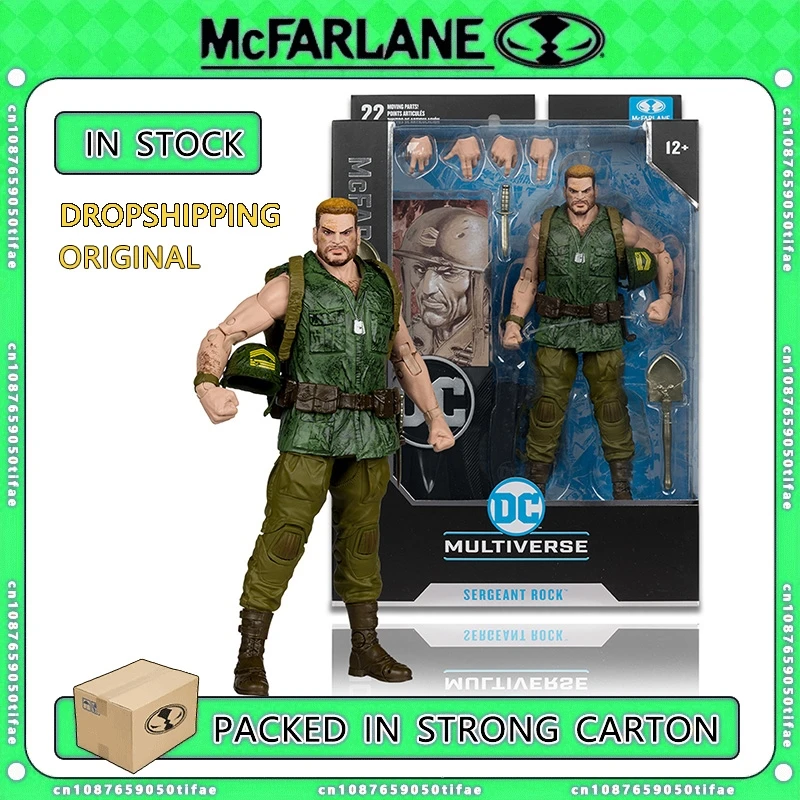 Игрушки McFarlane DC Multiverse Sergeant Rock (DC Classic) коллекционная версия 7 дюймов фигурка