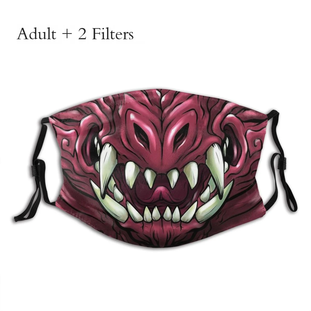 

Odogaron Unisex Dust-proof Mouth Cover Mask Monster Hunter Felyne Palico Game With Filters Protection Respirator for Men Women