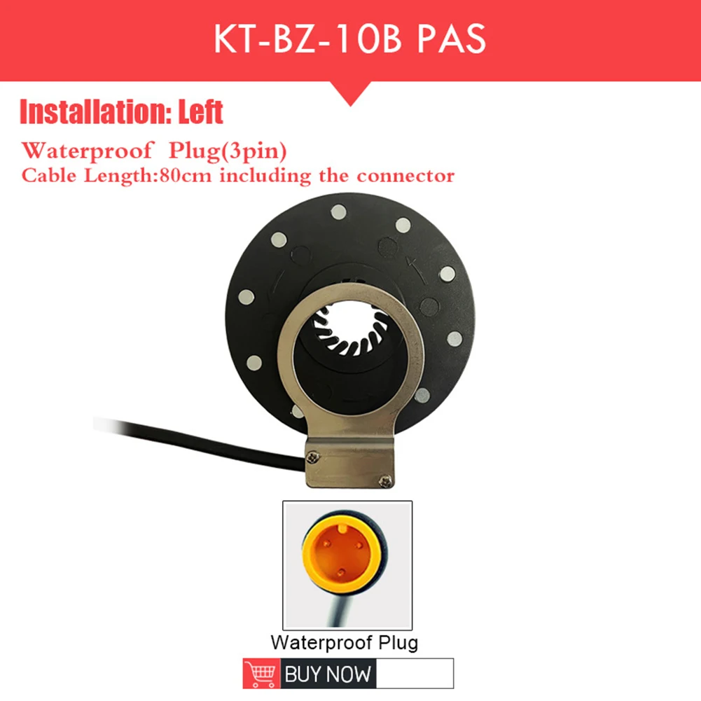 

KT Waterproof Pulse Assist Sensor 10 Magnetic Booster BZ-10B Hall Sensors E-bike PAS Sensor Pulse Assist Sensor