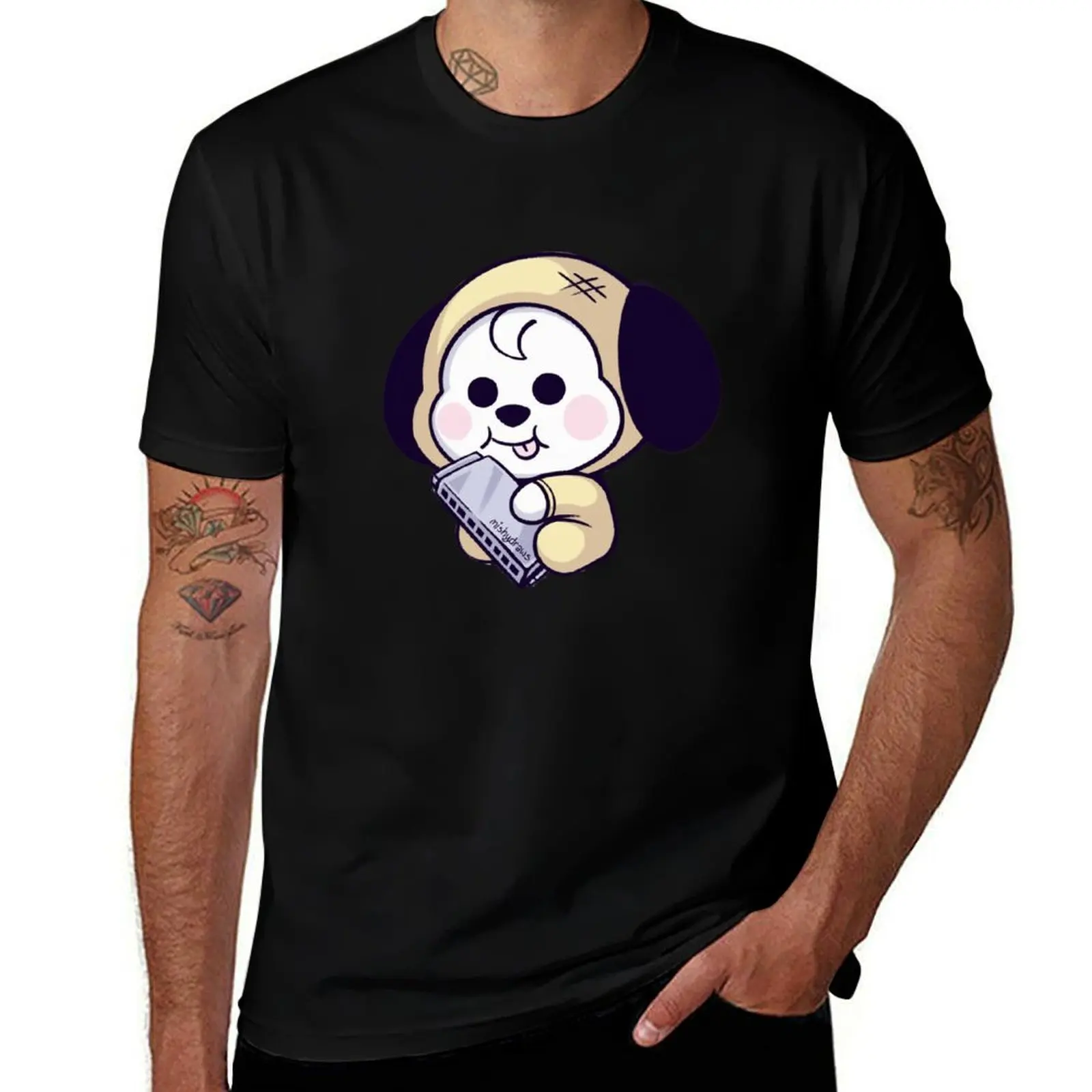 Фото Футболка Harmonica Baby Chimmy, мужские хлопковые футболки №1