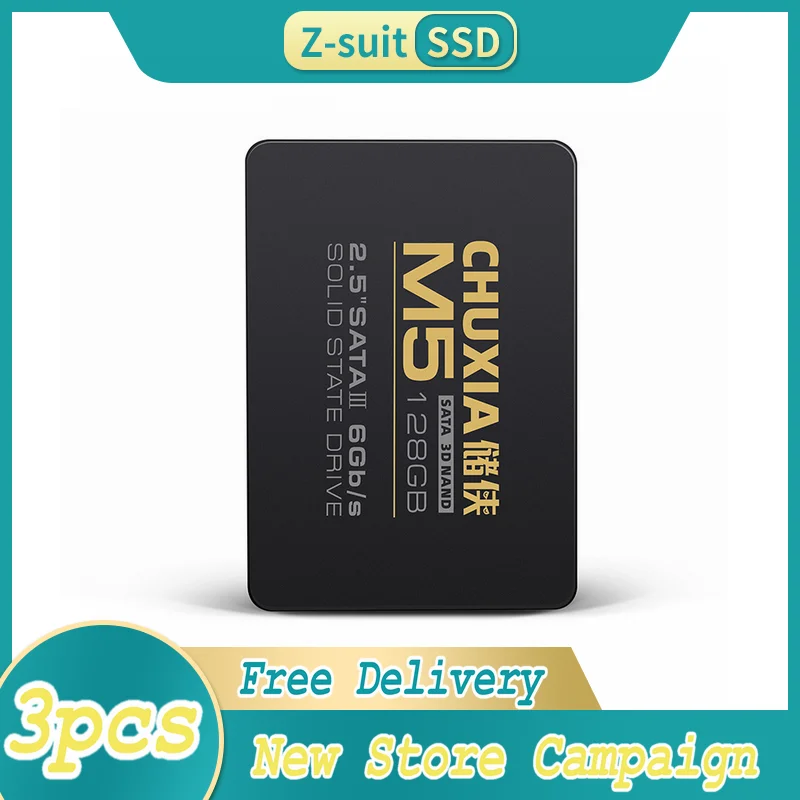 

CHUXIA M5 3PCS SSD 1TB 512GB 256GB Hard Drive 2TB 128GB SSD 2.5in SATA3 HDD Internal Solid State Drives For Desktop Laptop