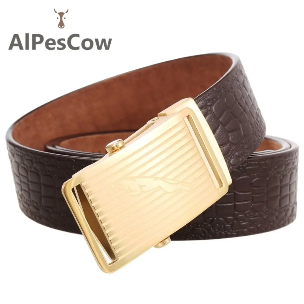 

Ремень С Храповым Механизмом мужской, из натуральной воловьей кожи, 100% Alps