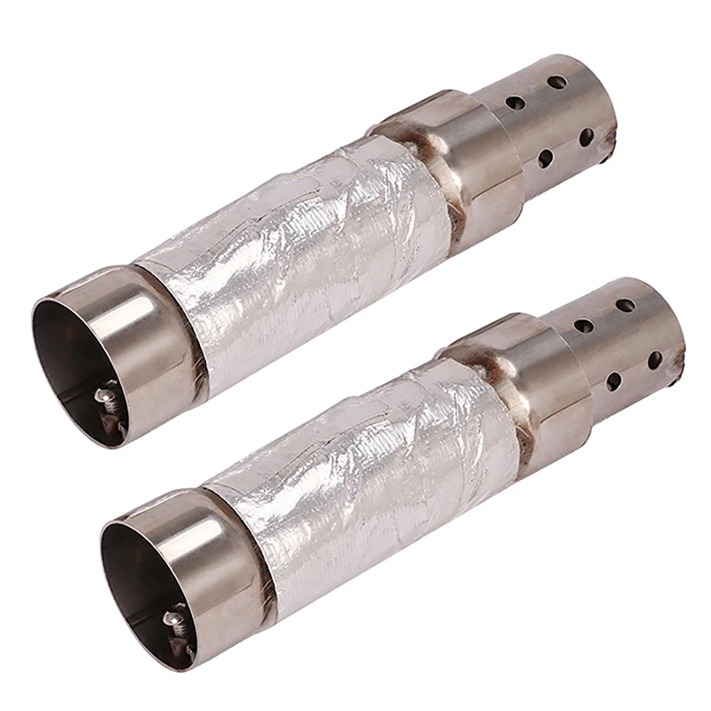 

2X Motorcycle Quiet Baffle Exhaust Pipe Muffler For Shortshots Staggered And Sideshots Exhaust For Sportster Dyna