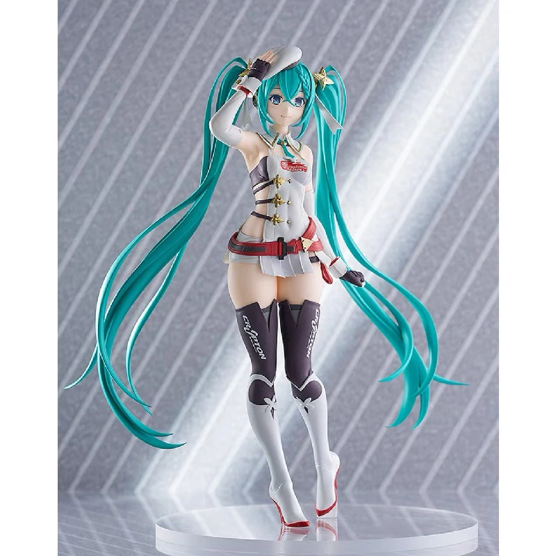 Фото Подлинная в наличии Gsc Pop Up Parade Racing Hatsune Miku 2023, фигурка Gt Plan, модель игрушки для коллекции подарков №1