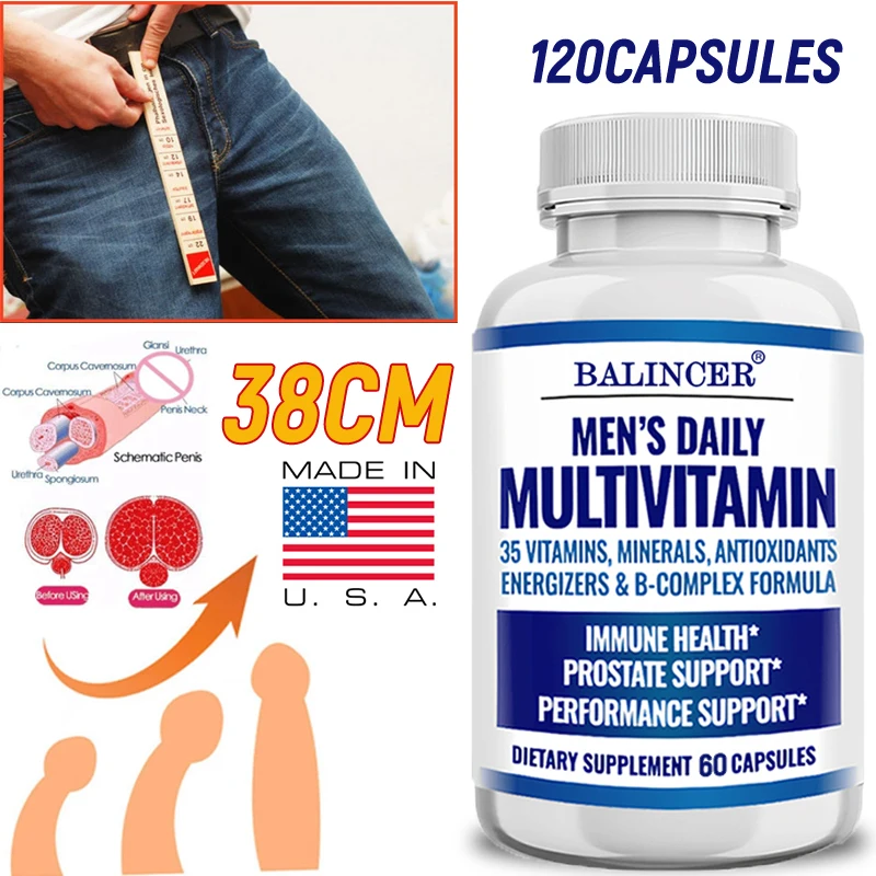 

Multiple Vitamins, Minerals, and Antioxidants Enhance Energy, Attention, Immunity, and Support Prostate Health