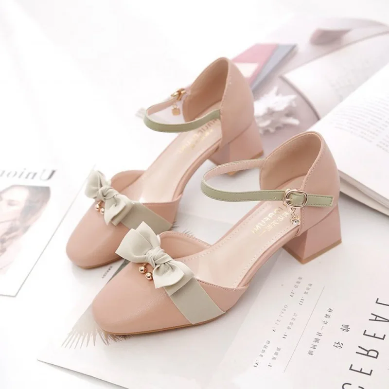 

Босоножки женские на высоком каблуке, элегантные туфли-лодочки, Мэри Джейн, для вечеринки, свадьбы, размеры 34-43, весна-лето