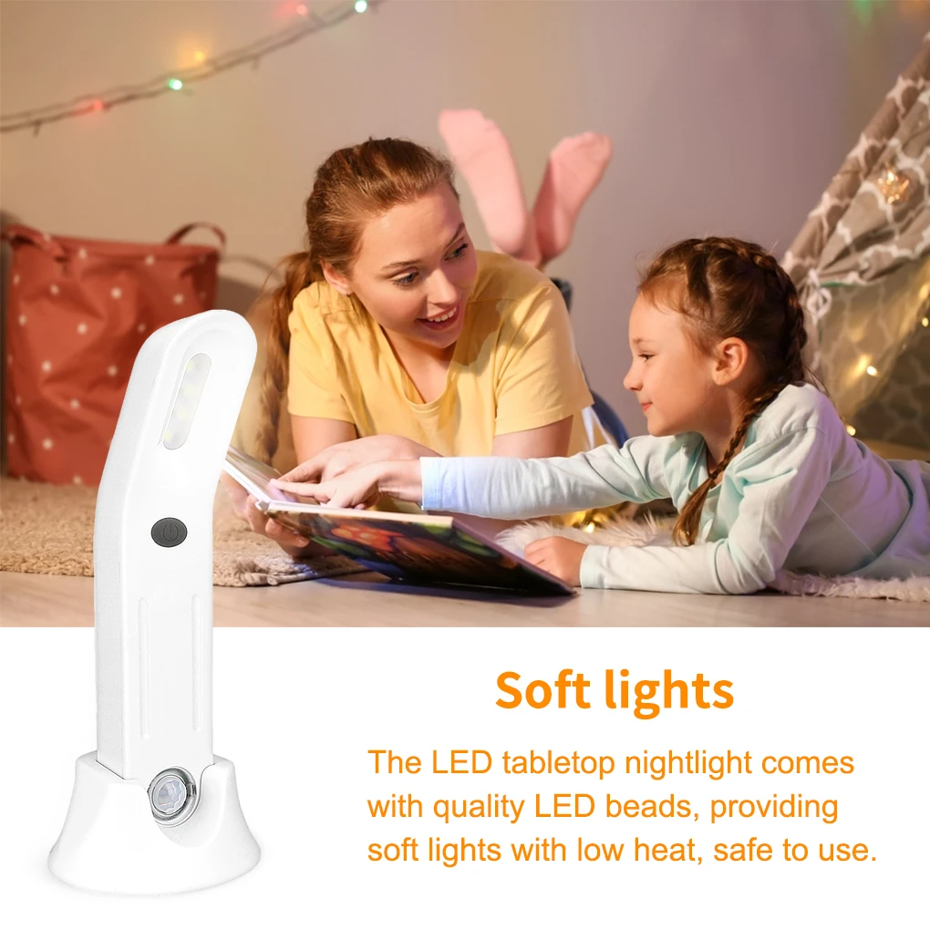 

Portable LED Night Light USB Rechargeable Mini Nightlight Automatic Nightstand Nursery Bathroom Living Room Lamp Gifts